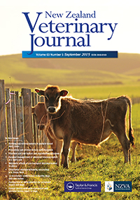 Cover image for New Zealand Veterinary Journal, Volume 63, Issue 5, 2015