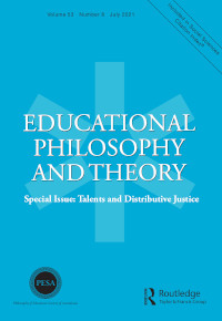 Cover image for Educational Philosophy and Theory, Volume 53, Issue 8, 2021