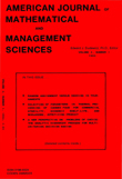 Cover image for American Journal of Mathematical and Management Sciences, Volume 2, Issue 1, 1982