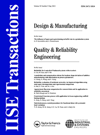 Cover image for IISE Transactions, Volume 50, Issue 5, 2018