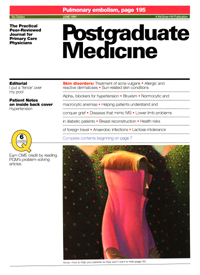 Cover image for Postgraduate Medicine, Volume 89, Issue 8, 1991