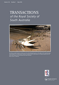 Cover image for Transactions of the Royal Society of South Australia, Volume 143, Issue 1, 2019