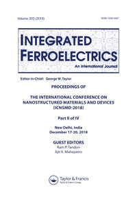 Cover image for Integrated Ferroelectrics, Volume 203, Issue 1, 2019