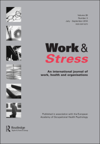 Cover image for Work & Stress, Volume 11, Issue 3, 1997