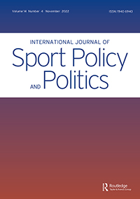 Cover image for International Journal of Sport Policy and Politics, Volume 14, Issue 4, 2022