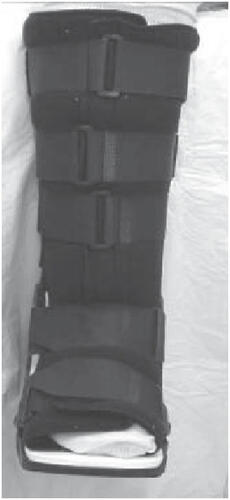 Figure 7a Removable cast walker.