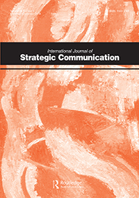 Cover image for International Journal of Strategic Communication, Volume 12, Issue 5, 2018