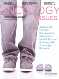 Cover image for Oncology Issues, Volume 33, Issue 5, 2018