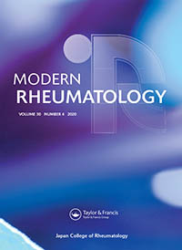 Cover image for Modern Rheumatology, Volume 30, Issue 4, 2020