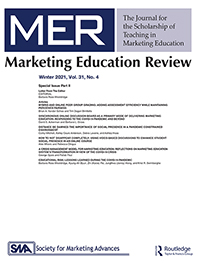 Cover image for Marketing Education Review, Volume 31, Issue 4, 2021