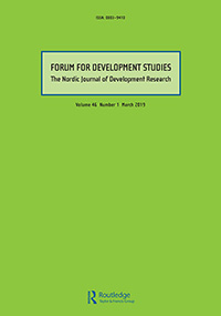 Cover image for Forum for Development Studies, Volume 46, Issue 1, 2019