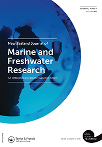 Cover image for New Zealand Journal of Marine and Freshwater Research, Volume 55, Issue 3, 2021