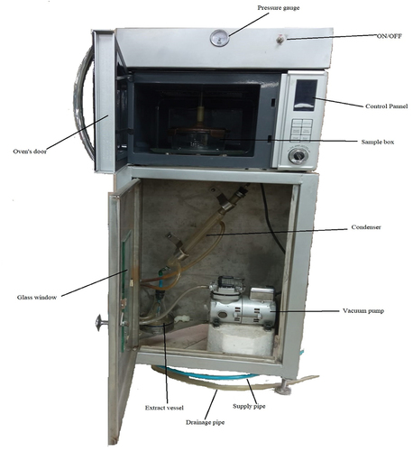 Figure 1. Microwave assisted vacuum concentrator.
