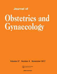 Cover image for Journal of Obstetrics and Gynaecology, Volume 37, Issue 8, 2017