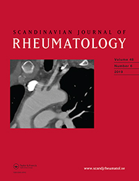 Cover image for Scandinavian Journal of Rheumatology, Volume 48, Issue 6, 2019