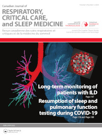 Cover image for Canadian Journal of Respiratory, Critical Care, and Sleep Medicine, Volume 4, Issue 3, 2020