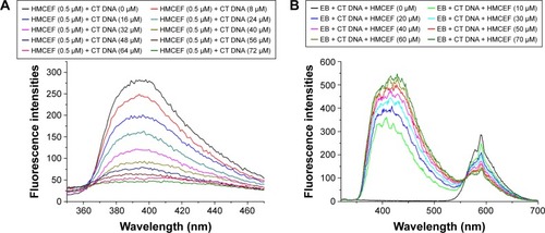 Figure 4 Fluorescence spectra of HMCEF.