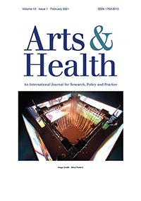 Cover image for Arts & Health, Volume 13, Issue 1, 2021