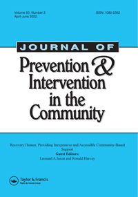 Cover image for Journal of Prevention & Intervention in the Community, Volume 50, Issue 2, 2022