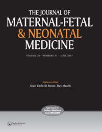 Cover image for The Journal of Maternal-Fetal & Neonatal Medicine, Volume 30, Issue 11, 2017