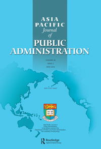 Cover image for Asia Pacific Journal of Public Administration, Volume 38, Issue 2, 2016