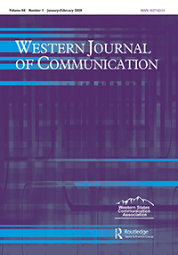 Cover image for Western Journal of Communication, Volume 84, Issue 1, 2020