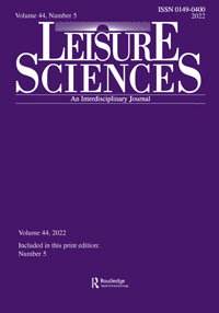 Cover image for Leisure Sciences, Volume 44, Issue 5, 2022
