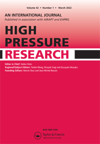 Cover image for High Pressure Research, Volume 42, Issue 1, 2022
