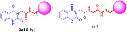 Figure 3. General structures of target compounds.