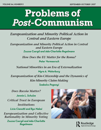 Cover image for Problems of Post-Communism, Volume 64, Issue 5, 2017