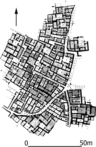 Fig. 1. High-density compact occupation at Ur (modified from Woolley and Mallowan Citation1976, pl. 124).