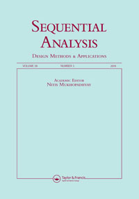 Cover image for Sequential Analysis, Volume 38, Issue 3, 2019