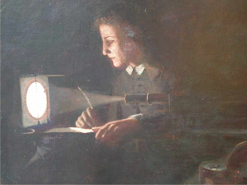 Figure 1  Jeremiah Horrocks observing the 1639 transit of Venus, as imagined by painter JW Lavender in 1903.