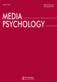 Cover image for Media Psychology, Volume 20, Issue 3, 2017
