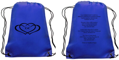 Figure 9. The “lite” drawstring backpack.