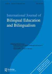 Cover image for International Journal of Bilingual Education and Bilingualism, Volume 26, Issue 10, 2023