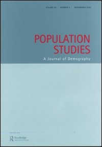Cover image for Population Studies, Volume 53, Issue 3, 1999