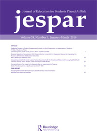 Cover image for Journal of Education for Students Placed at Risk (JESPAR), Volume 24, Issue 1, 2019