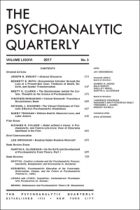 Cover image for The Psychoanalytic Quarterly, Volume 78, Issue 1, 2009