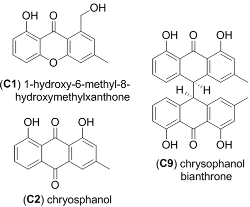 Figure 6. Metabolites isolated from Phaeosphaeria spartinae strain RKDO795.