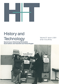 Cover image for History and Technology, Volume 37, Issue 4, 2021