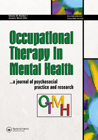 Cover image for Occupational Therapy in Mental Health, Volume 39, Issue 1, 2023