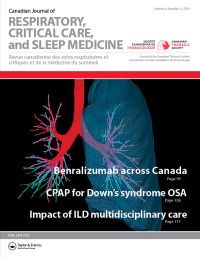 Cover image for Canadian Journal of Respiratory, Critical Care, and Sleep Medicine, Volume 8, Issue 3, 2024