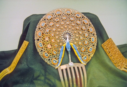 Figure 1. Celluloid hair comb, c.1910. Image credit: Colin Williamson