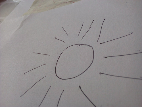 Figure 2. The bright sun.
