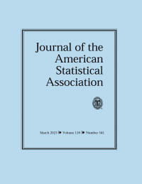 Cover image for Journal of the American Statistical Association, Volume 118, Issue 541, 2023