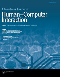 Cover image for International Journal of Human–Computer Interaction, Volume 40, Issue 3, 2024