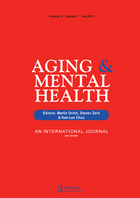 Cover image for Aging & Mental Health, Volume 19, Issue 7, 2015