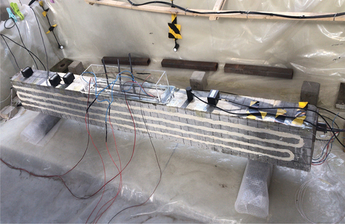 Figure 4. Corrosion test of prestressed concrete beam.