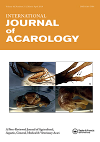 Cover image for International Journal of Acarology, Volume 44, Issue 2-3, 2018